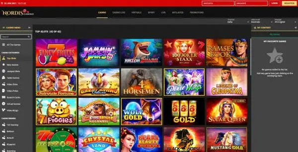 Notre avis sur Nordis casino : jeux et bonus