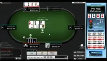 La calculette du joueur en ligne