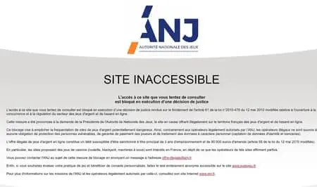 Cbet et Stake bloqués par L&#8217;ANJ